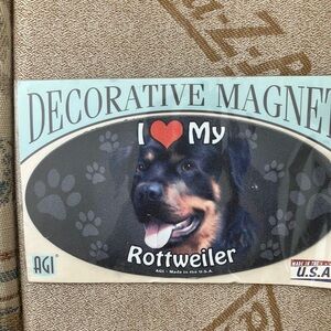 I love my Rottweiler magnet